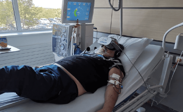 Les immersions de réalité virtuelle Healthy Mind permettent aux patients dialysés de mieux vivre leur traitement.